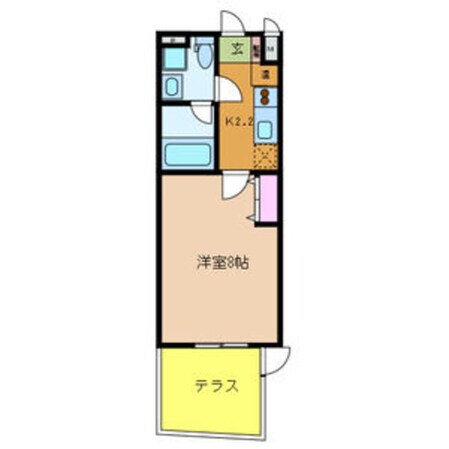 長瀬駅 徒歩14分 1階の物件間取画像